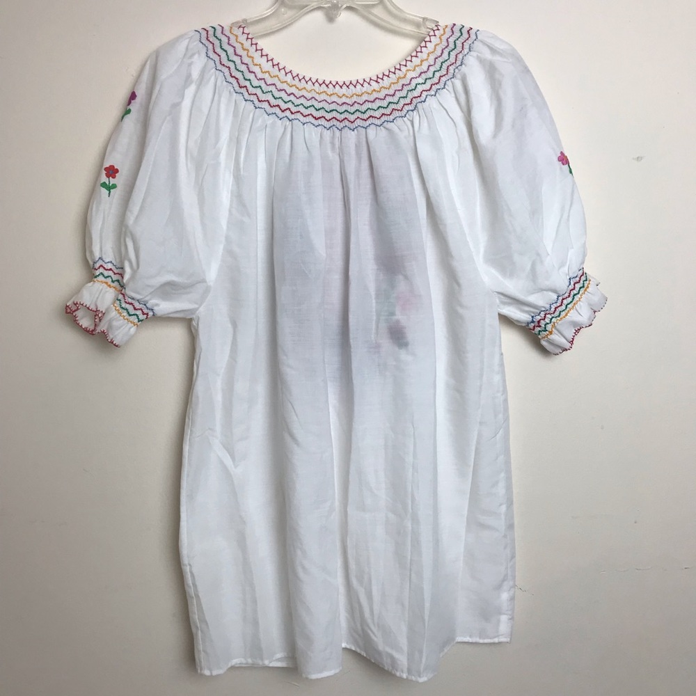 Vintage Hungarian Peasant Embroidered Top - image 3